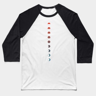 Sunset to Moonrise (Back Design) Baseball T-Shirt